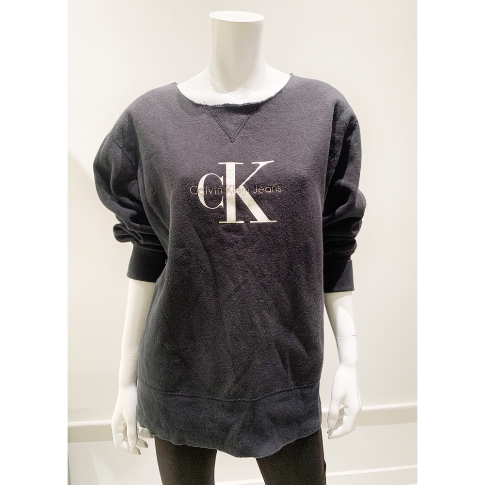 CK Jeans vintage oversized black sweater